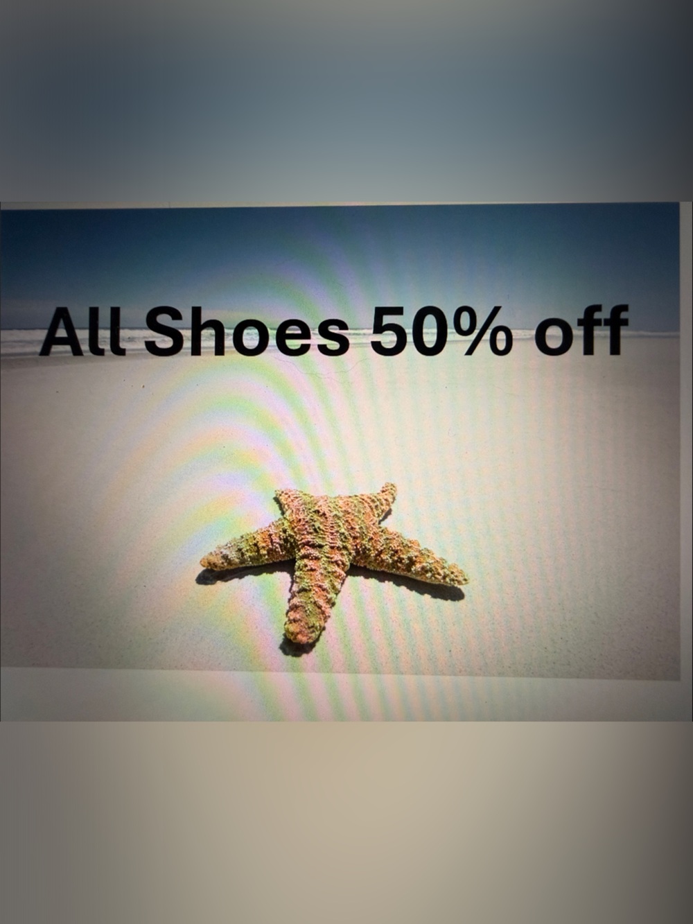 All Shoes 50% Off Limited Time
